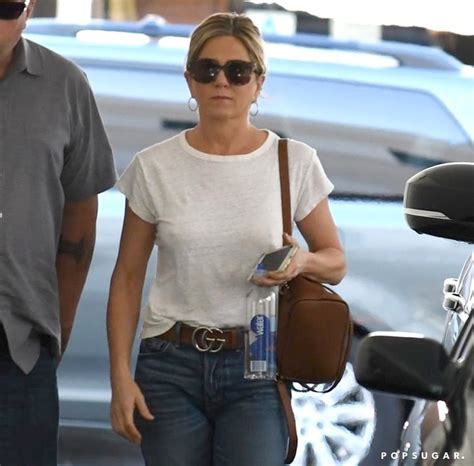 jennifer aniston gucci belt|Jennifer Aniston car accident.